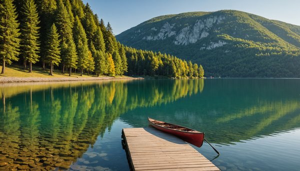Lac de nantua ain : nature et panoramas  avec le camping kanopée